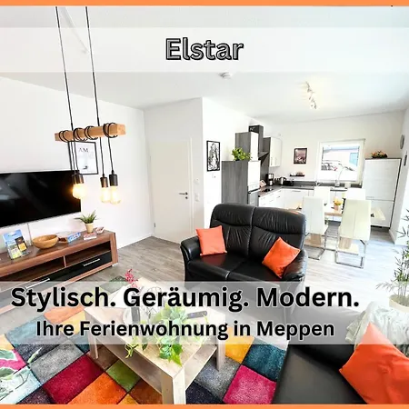 Elstar Ebenerdig Carport Terrasse Neubau Netflix Free Wifi 2 Schlafzimmer Küche Meppen