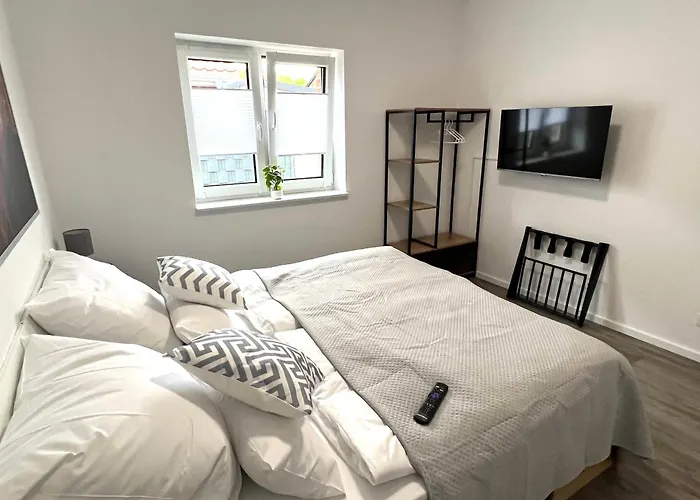 Ferienhaus Elstar Ebenerdig Carport Terrasse Neubau Netflix Free Wifi 2 Schlafzimmer Küche
